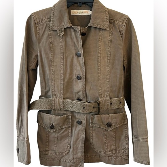 J. Crew Jackets & Blazers - Jcrew Chino khaki green Military jacket size small